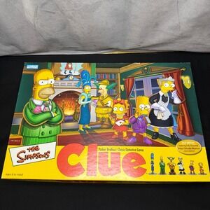 Parker Brothers The Simpsons Clue Board Game Unisex OS Yellow 2nd Edition 2000